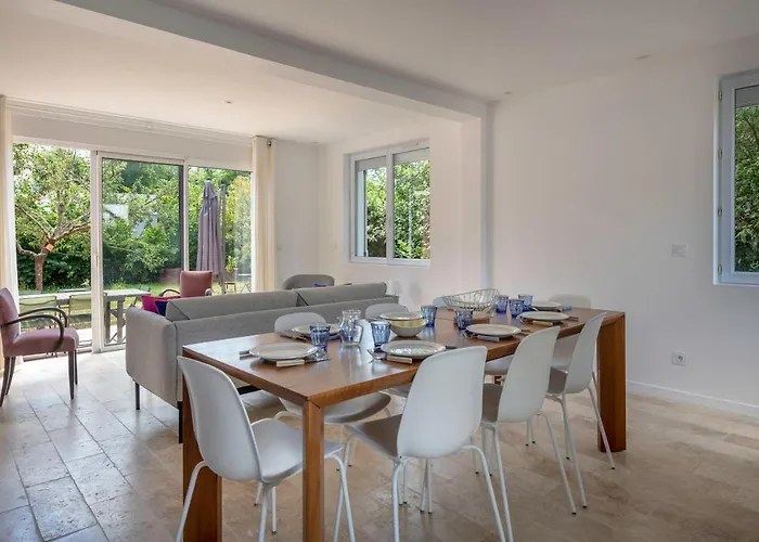 度假居 Maison Moderne Avec Jardin Pour 8 A