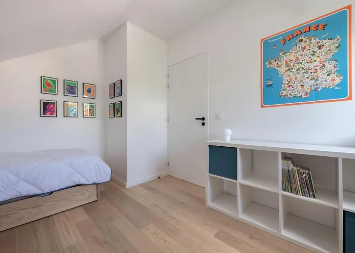 度假居 Maison Moderne Avec Jardin Pour 8 A